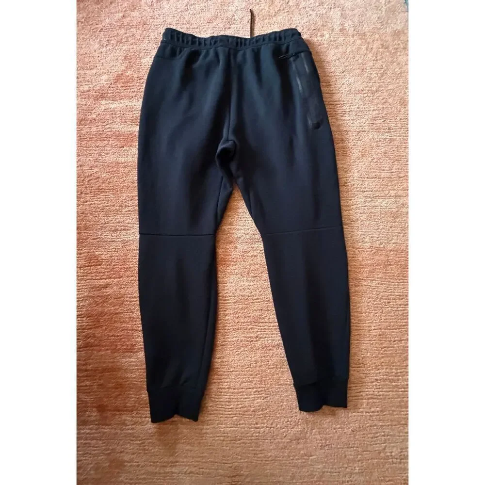 Nike Black Jogger Pants Size L Athletic Tapered Drawstring